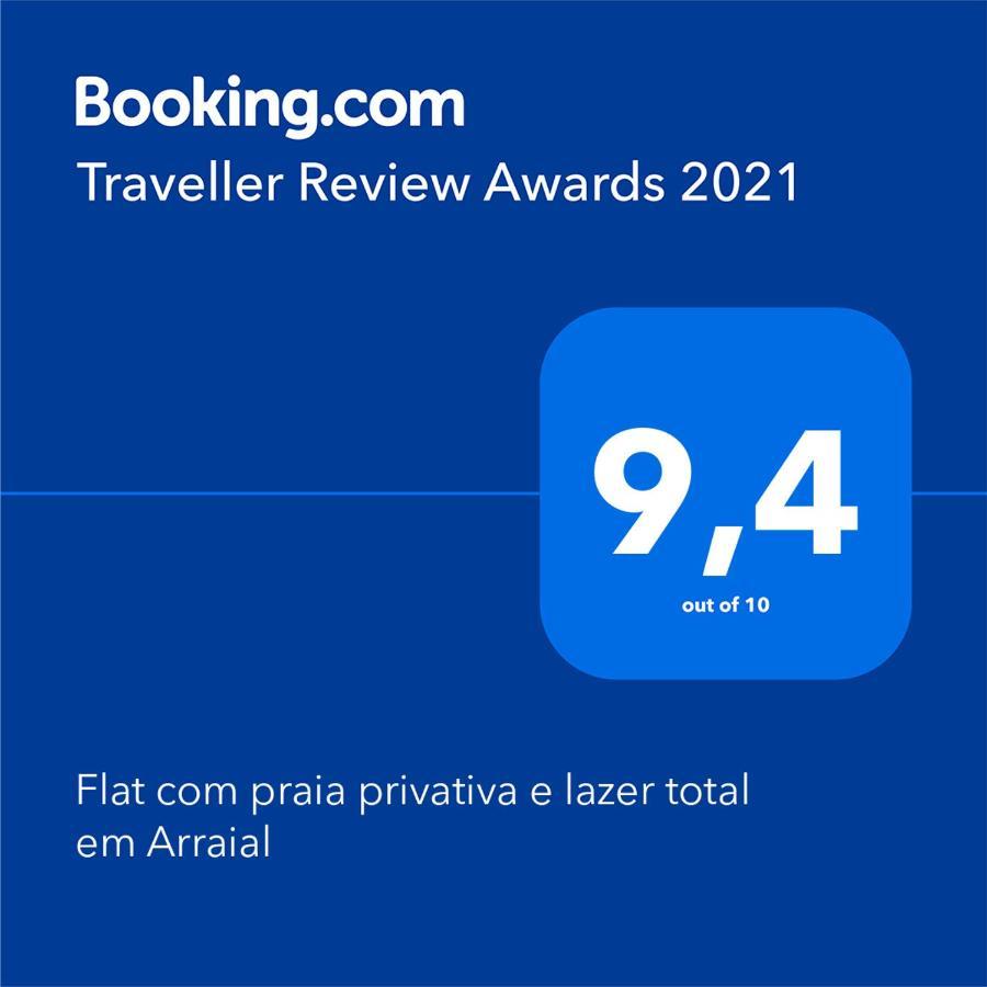 Flat Com Praia Privativa E Lazer Total Em Arraial Arraial do Cabo Kültér fotó